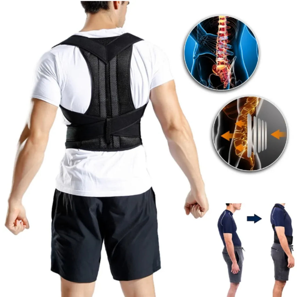 Taisyklingos nugaros laikysenos korektorius moterims ir vyrams